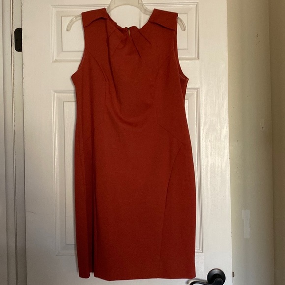 Adrienne Vittadini sz 14 Sleeveless dress, long zipper exposed in back - Picture 4 of 7